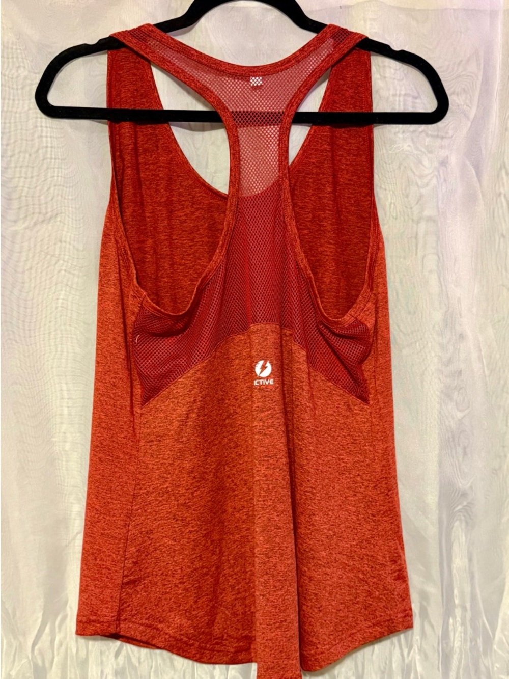 Red Women's Racerback Tank Top - Picture 3 of 3